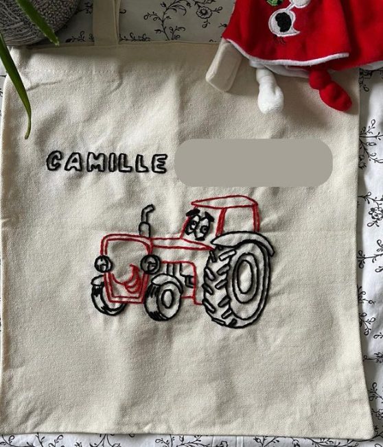 Photo Tote Bag Camille
